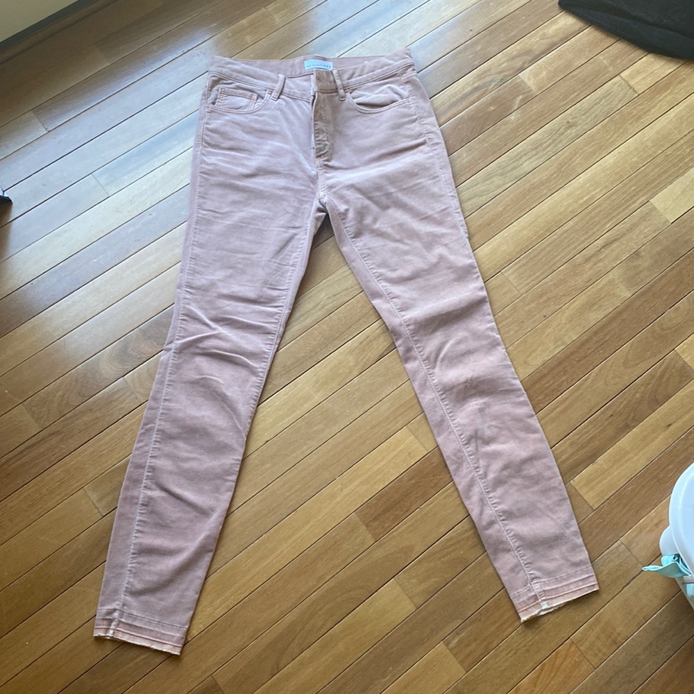 Loft light pink corduroy pants